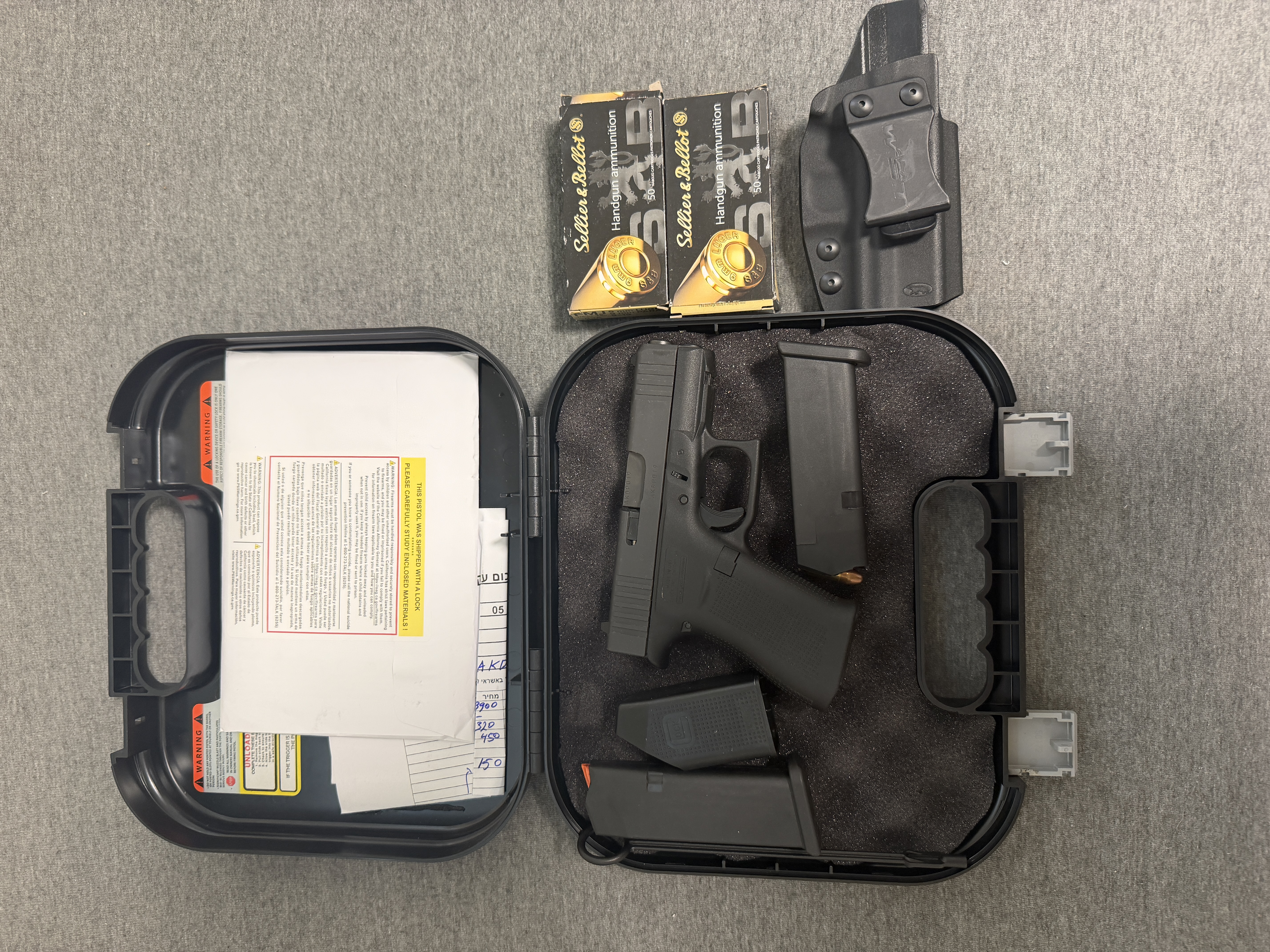 Glock 43X במצב חדש!