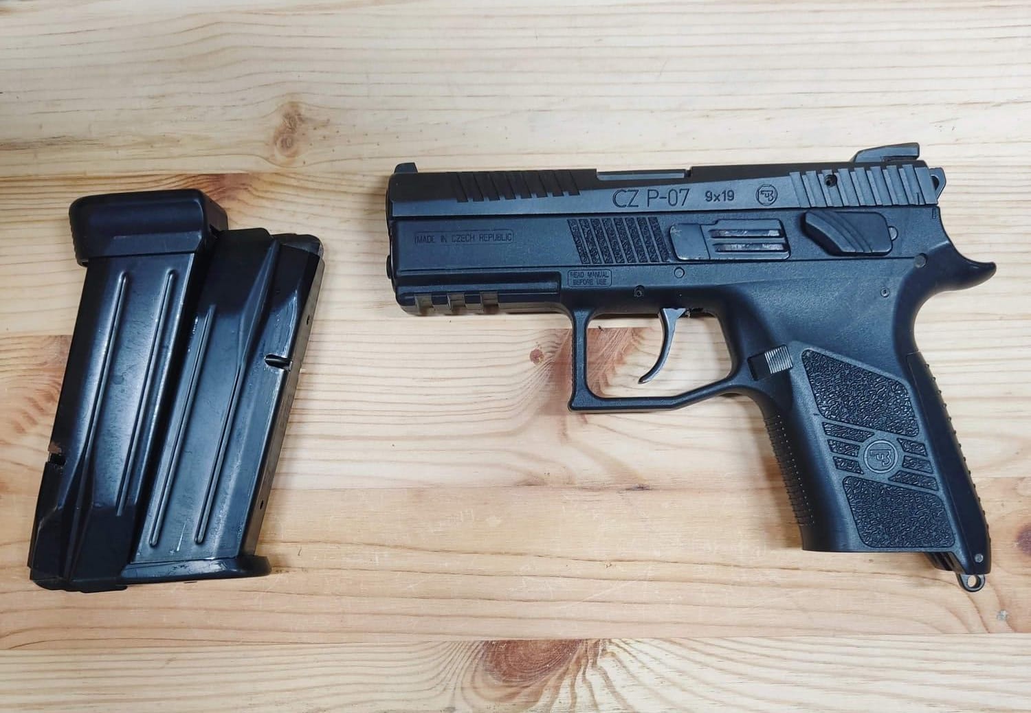 CZ P07 במצב מעולה, מחיר מציאה!