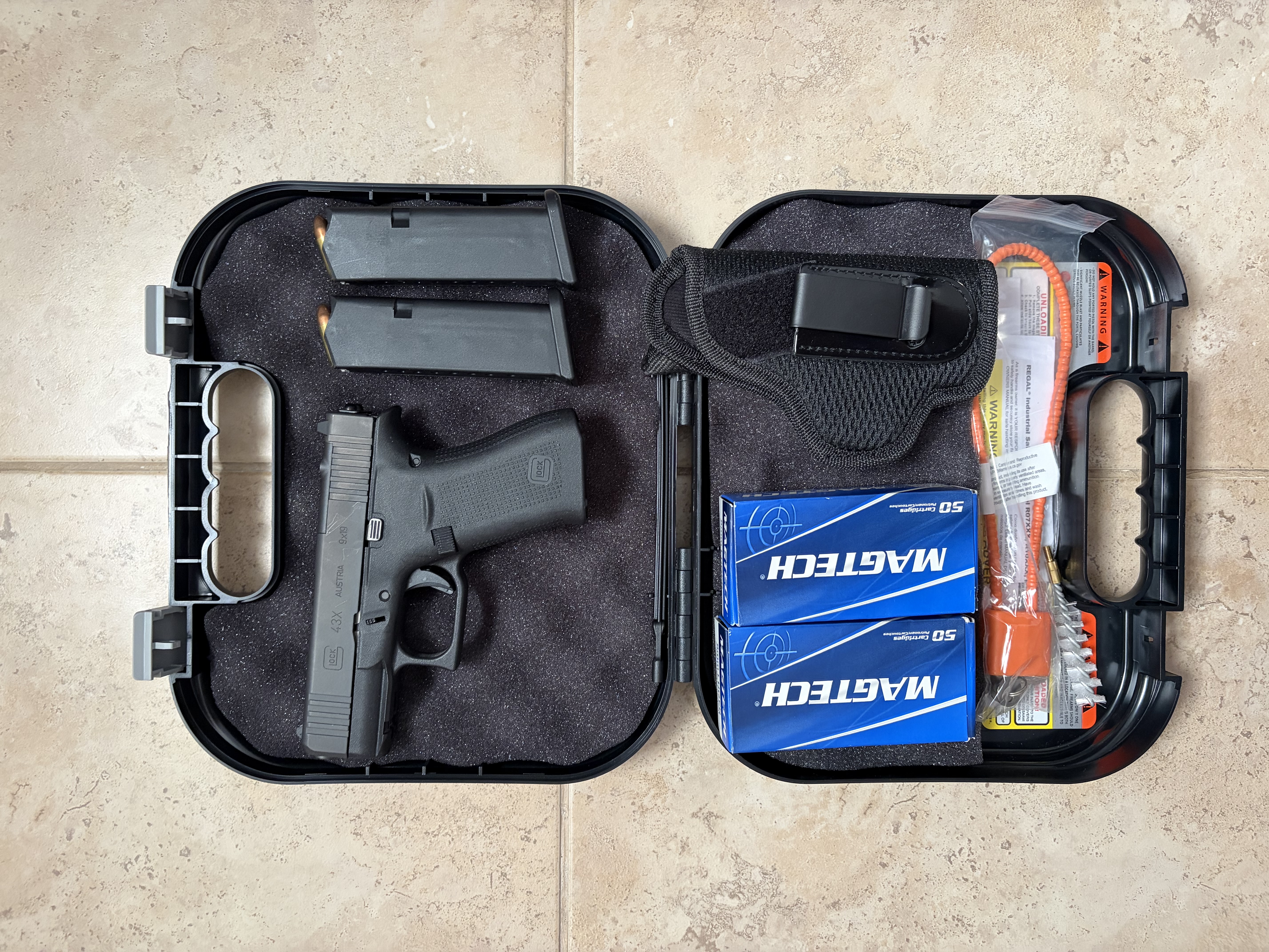 GLOCK 43X MOS במצב מצויין ושמור מאוד