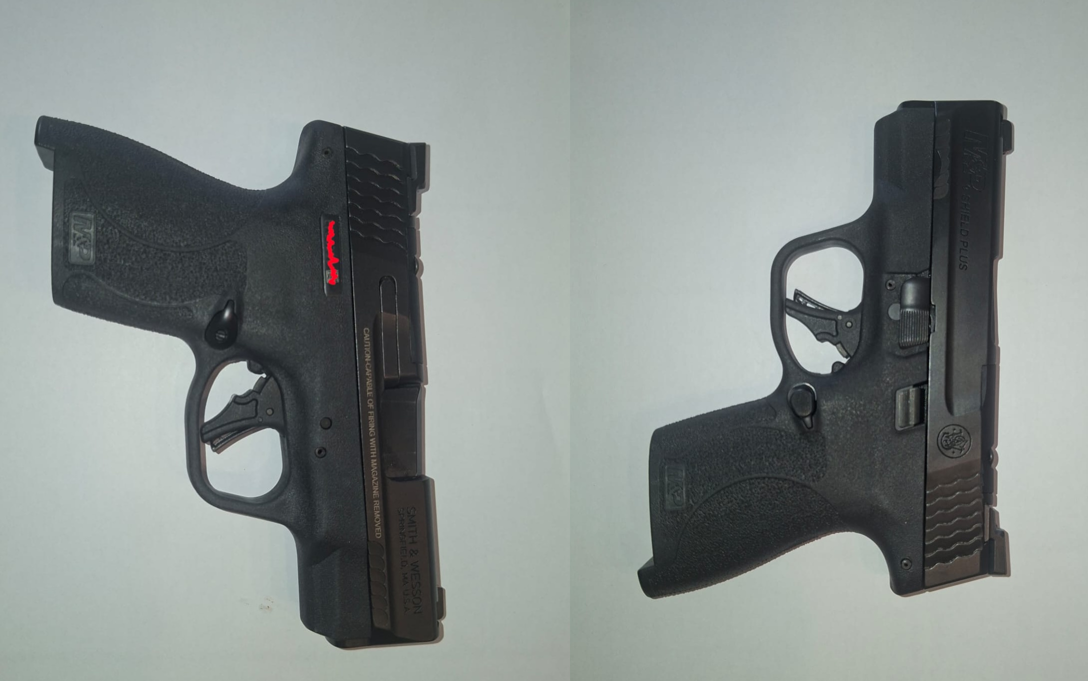 אקדח מעולה להסלקה ונשיאה יום יומית  M&P 9 SHIELD PLUS  - לדגם זה יש הכנה לכוונת השלכה