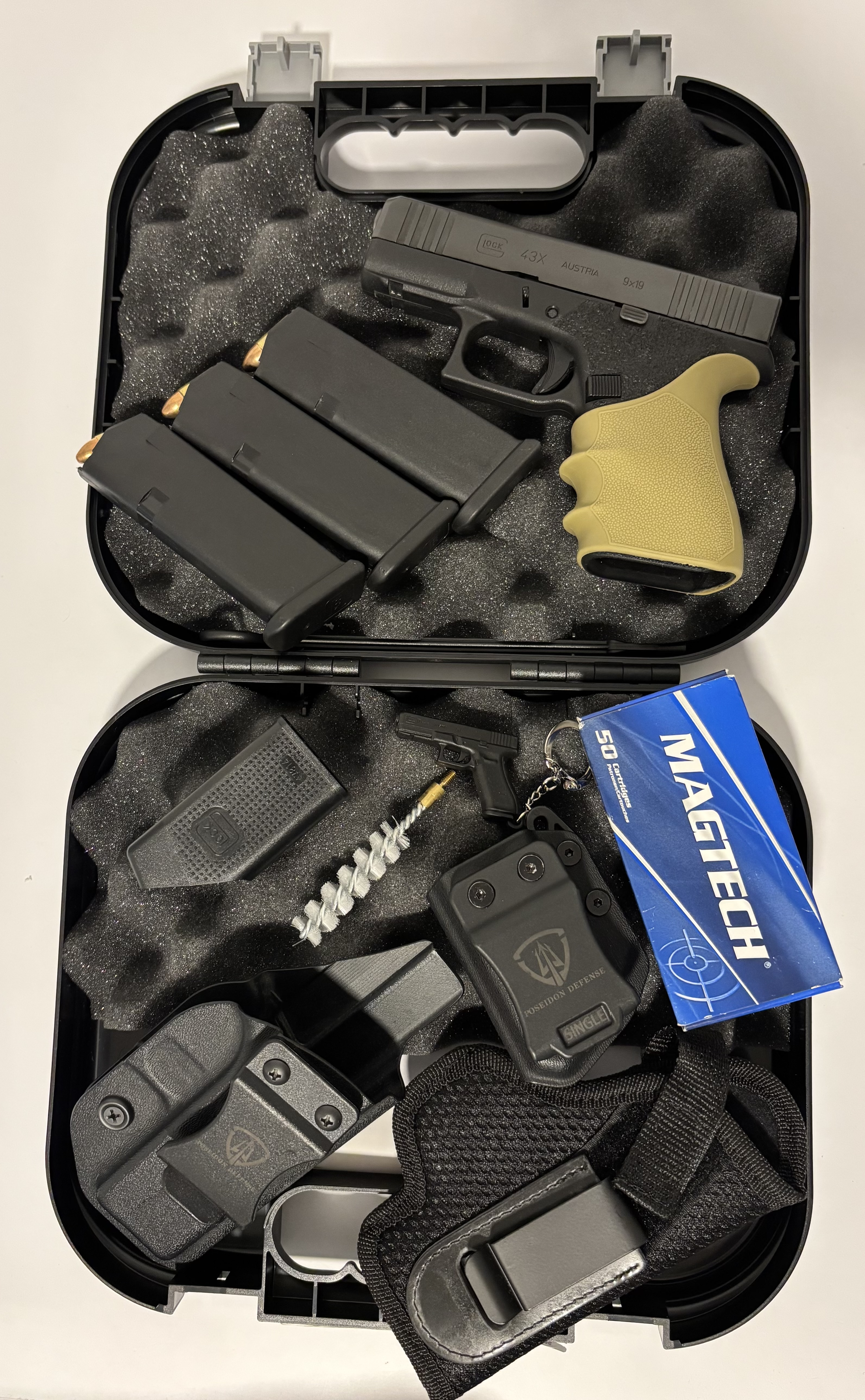 Glock 43X עם 3 מחסניות 2
