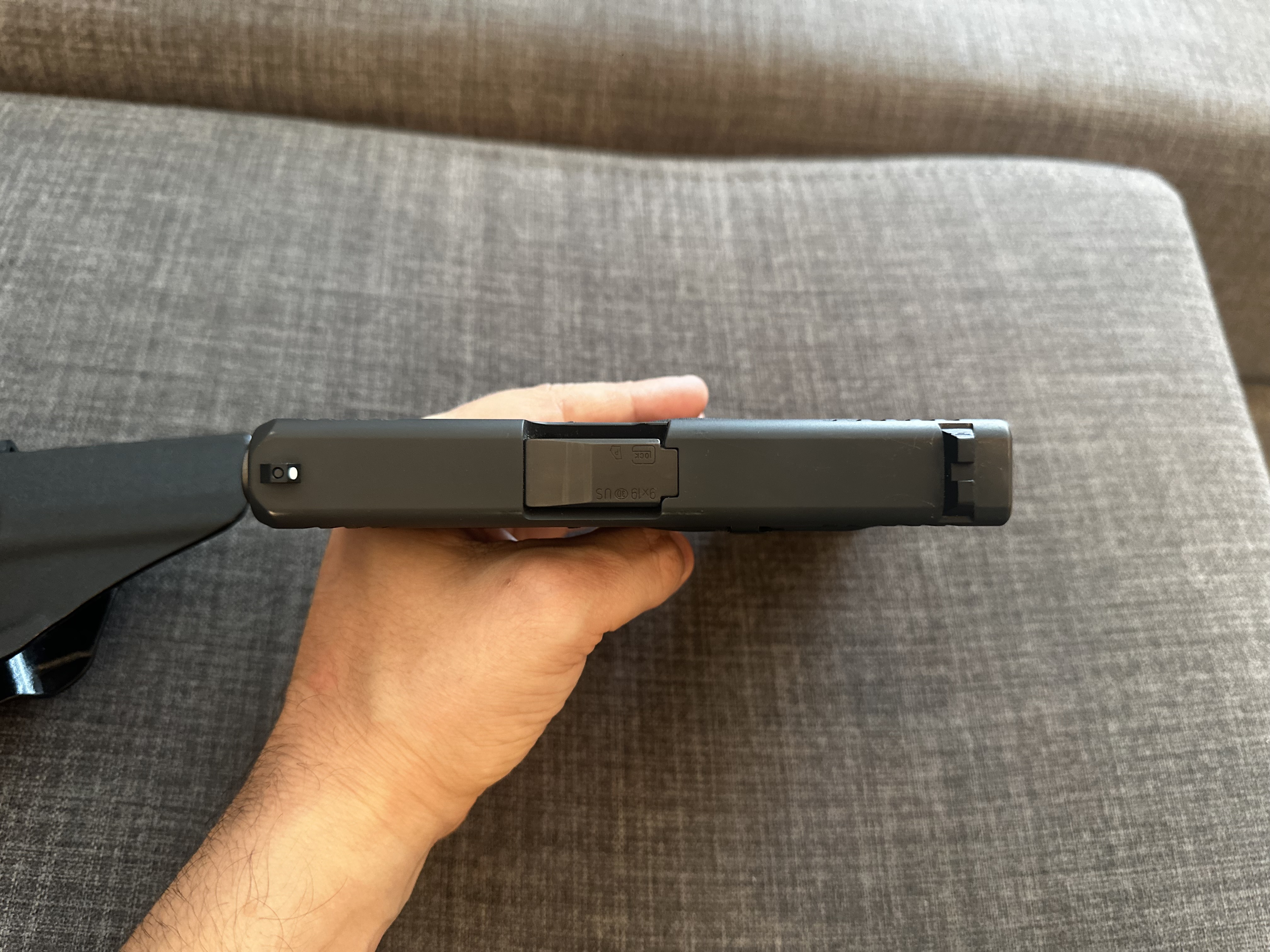גלוק 43x Glock - לא ירה כדור אחד פלוס ערכה ונרתיק פלסטיק איכותי 4