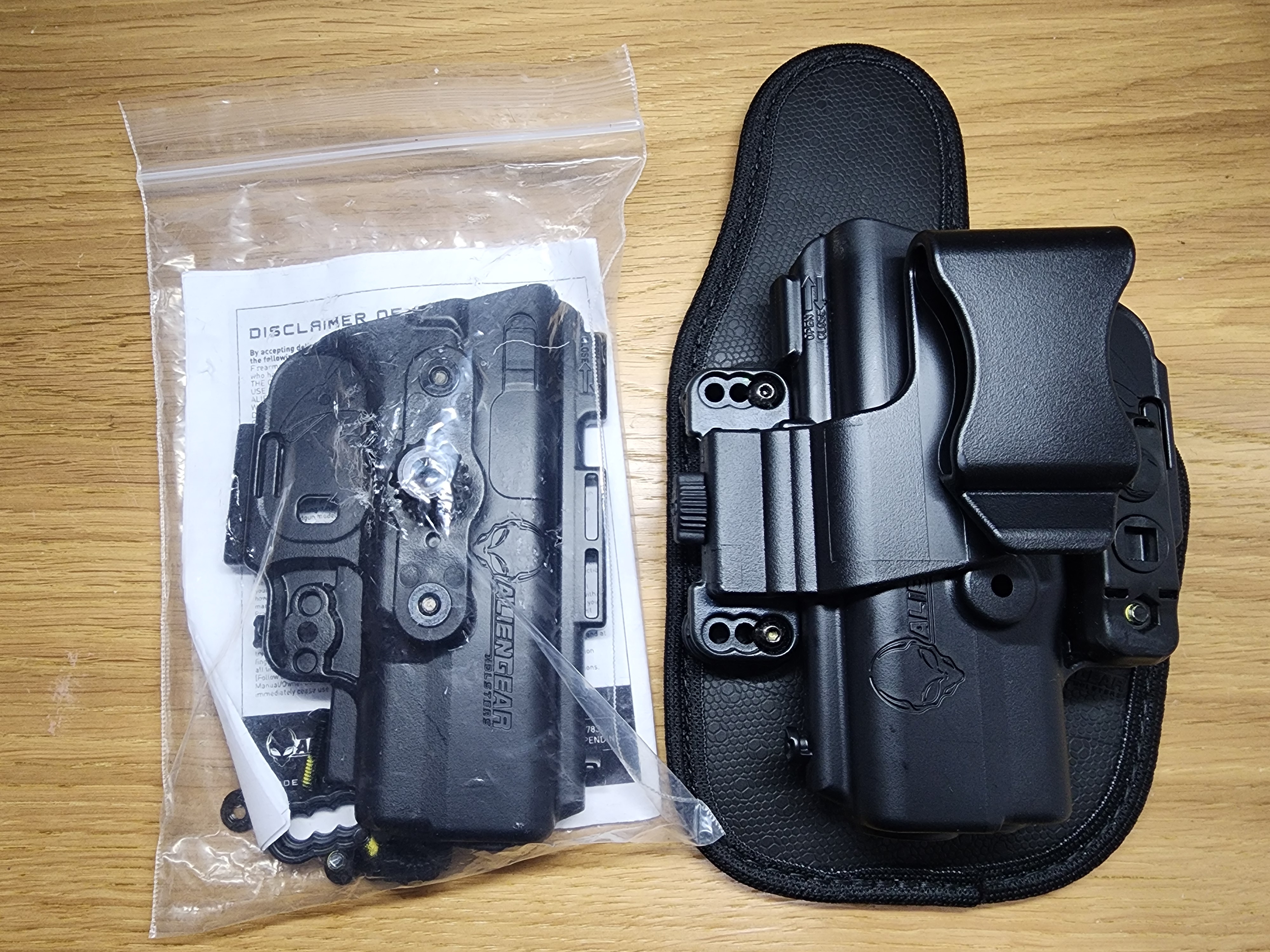 נרתיק אפנדיקס glock 19/רמון Alien Gear ShapeShift IWB Appendix